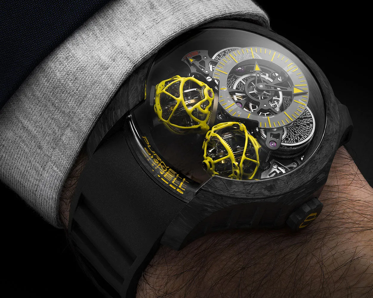 Escape II Forged Carbon Yellow