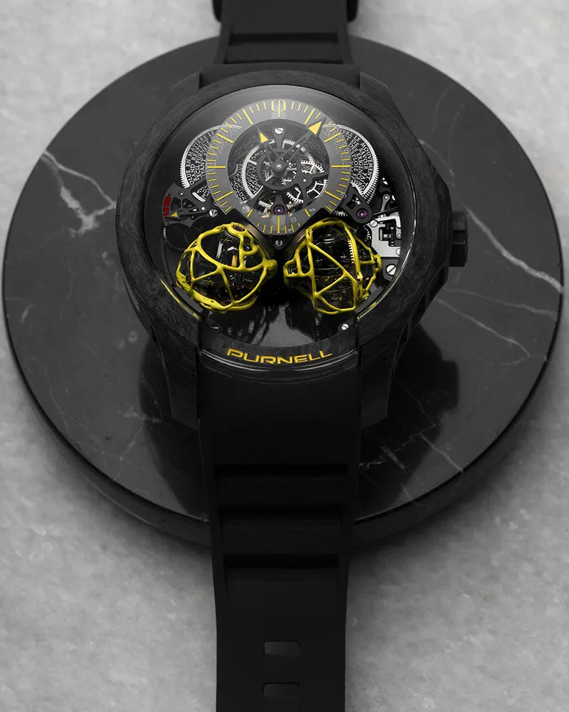 Escape II Forged Carbon Yellow