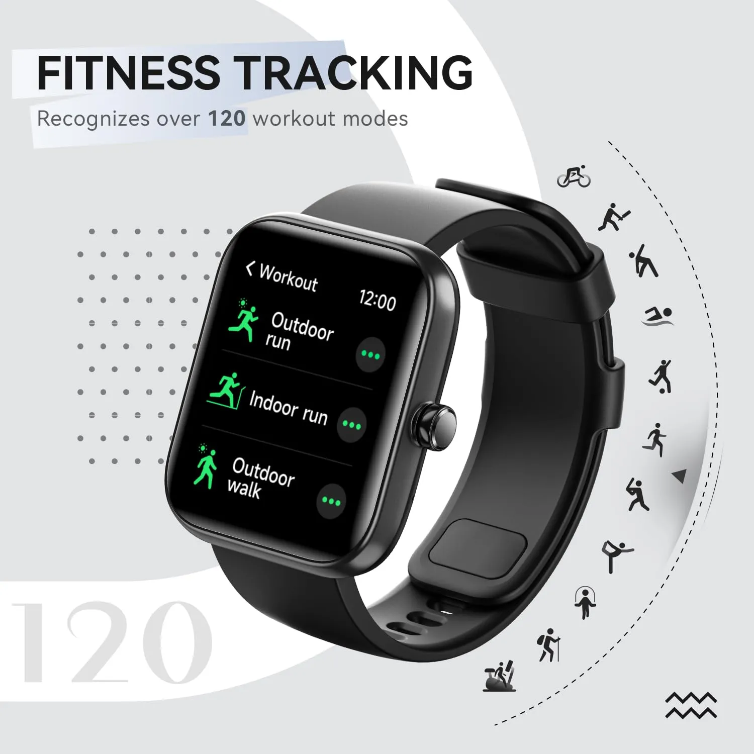 Fitness Tracker Smart Watch with Bluetooth Calls