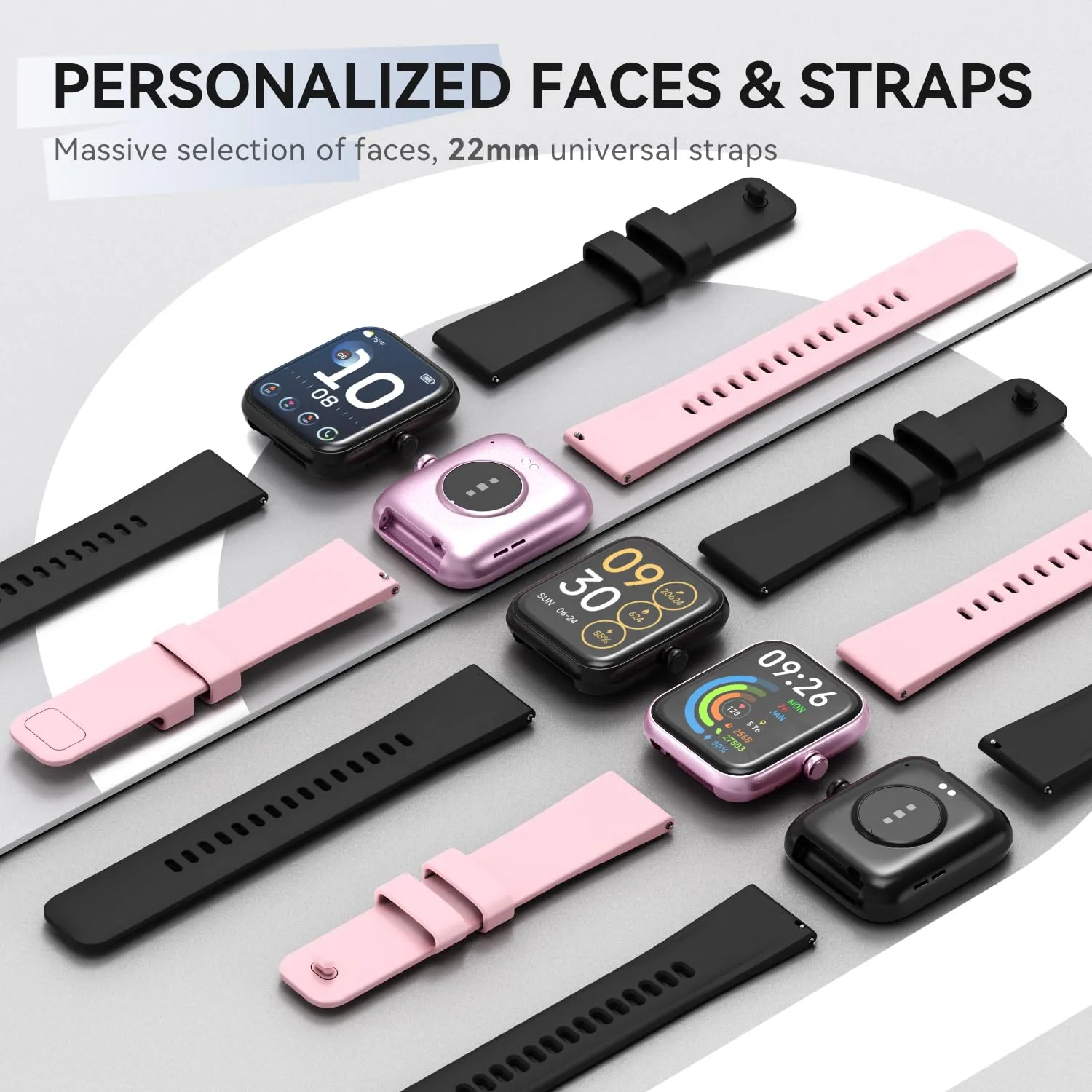 Fitness Tracker Smart Watch with Bluetooth Calls