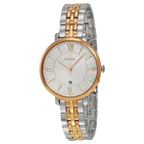 Fossil Jacqueline Silver Dial Ladies Watch ES3844