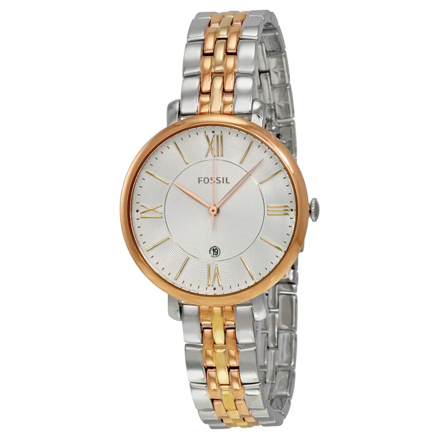 Fossil Jacqueline Silver Dial Ladies Watch ES3844