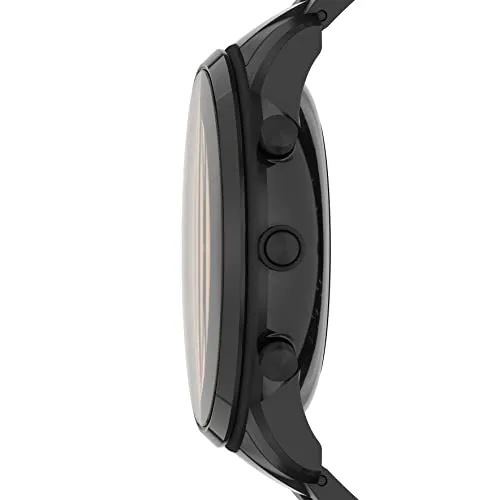 Fossil Men's Neutra Gen 6 Hybrid 44mm Stainless Steel Smart Watch, Color: Black (Model: FTW7071)