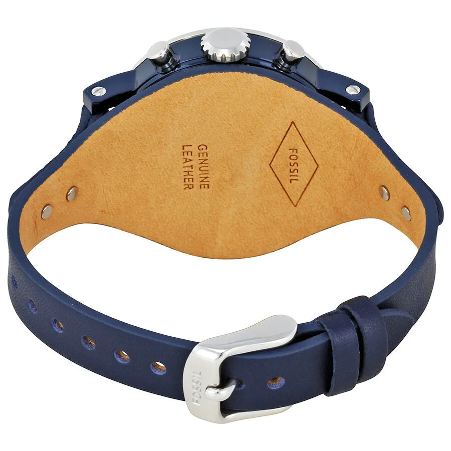 Fossil Original Boyfriend Chronograph Blue Dial Ladies Watch ES4113