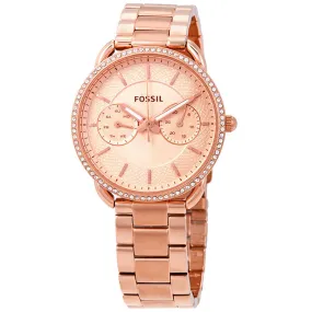 Fossil Tailor Multifunction Rose Dial Ladies Watch ES4264