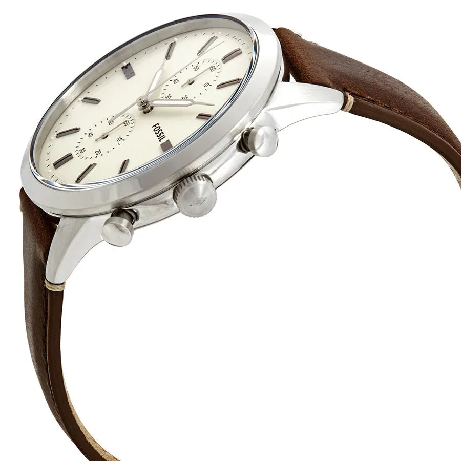 Fossil Townsman Chronograph Cream Dial Men's Watch FS5350