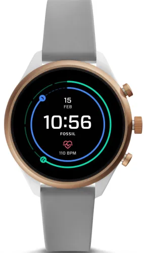 Fossil Watch Sport Smartwatch Grey Silicone