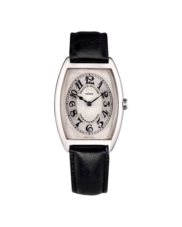 Franck Muller Cintree Curvex Chronometro 18K White Gold Men's Watch