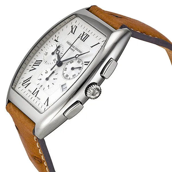 Frederique Constant Art Deco Chronograph Silver Dial Men's Watch 292M4T26OS FC-292M4T26OS