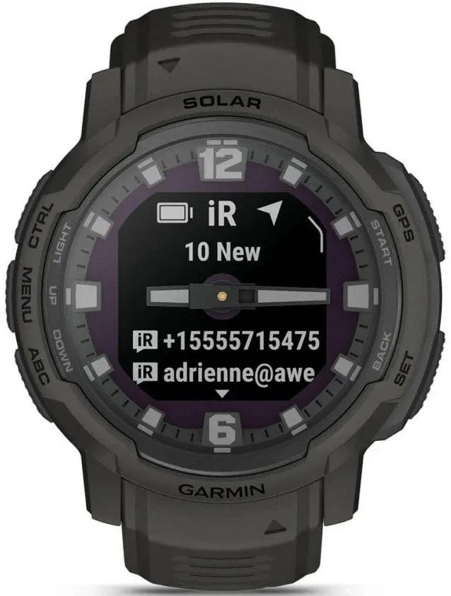 Garmin Instinct Crossover Solar Graphite