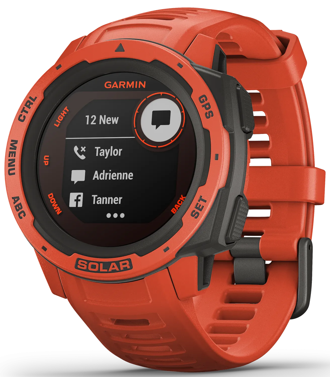 Garmin Watch Instinct Solar Flame Red D