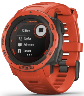 Garmin Watch Instinct Solar Flame Red D