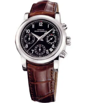 Girard Perragaux Sport Classique Stainless Steel Brown Leather Men's Watch 80210.0.11.6756