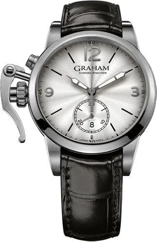 Graham Watch Chronofighter 1695 Steel White