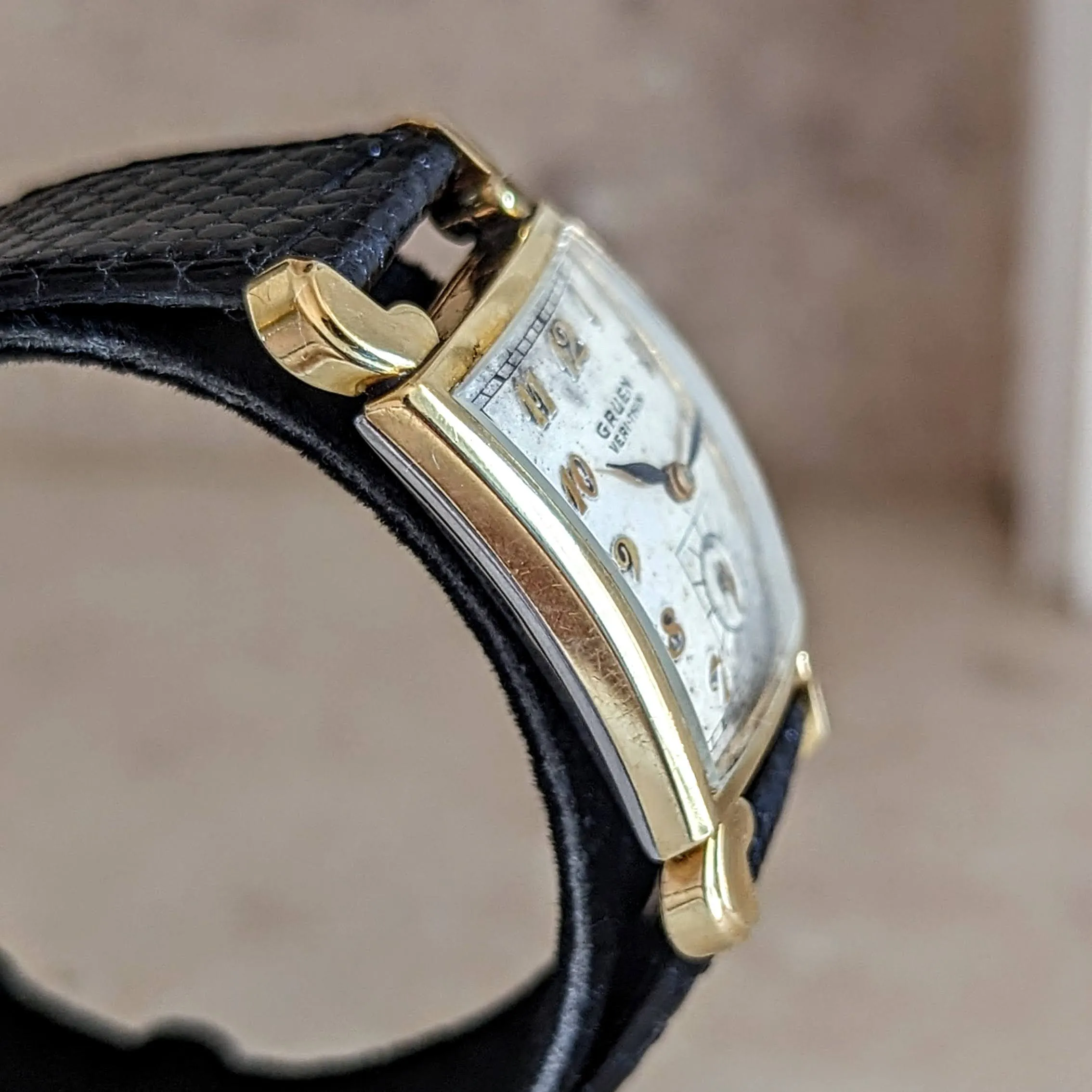 GRUEN Veri-Thin Wristwatch 17 Jewels Swiss Cal. 435 Vintage 1941 Watch