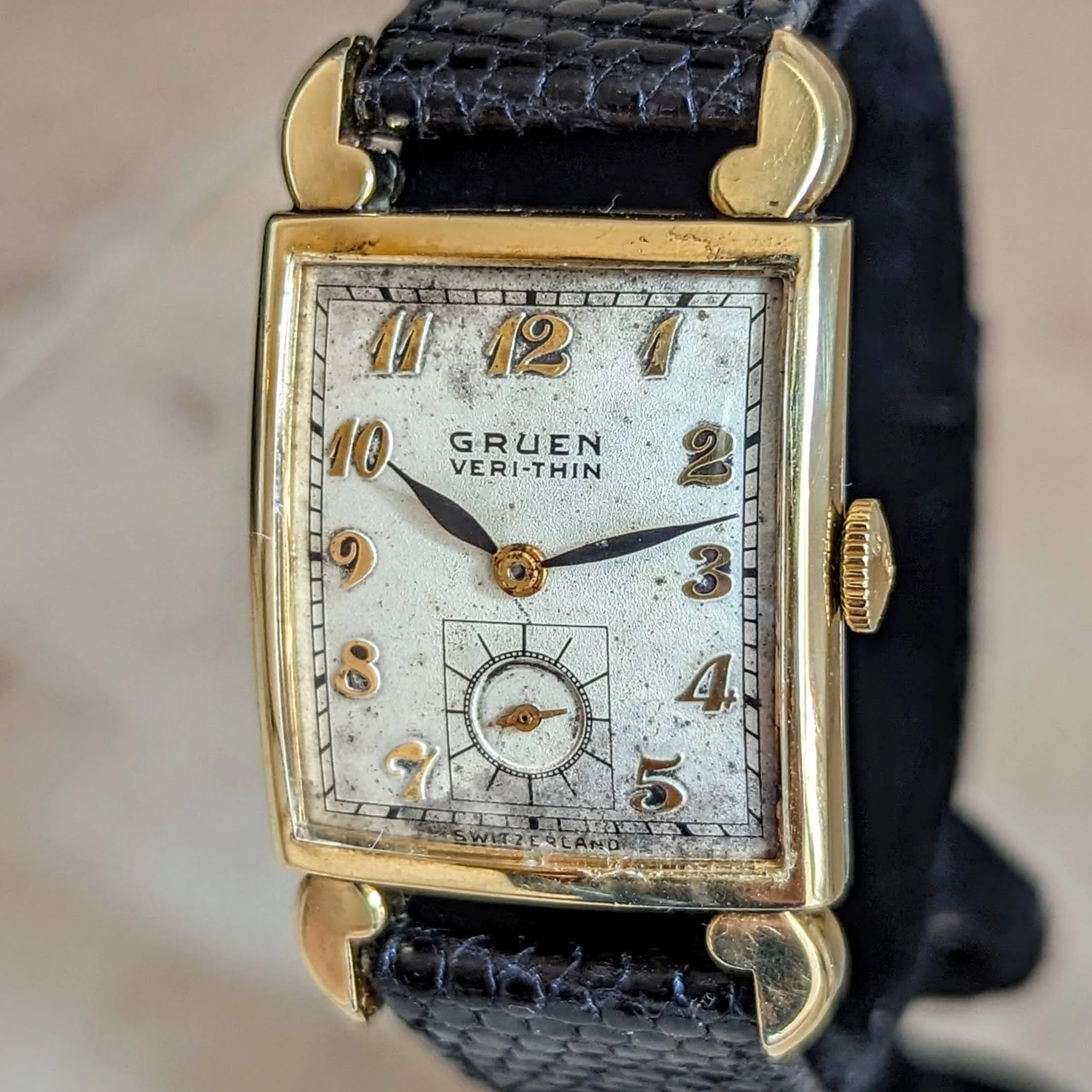 GRUEN Veri-Thin Wristwatch 17 Jewels Swiss Cal. 435 Vintage 1941 Watch