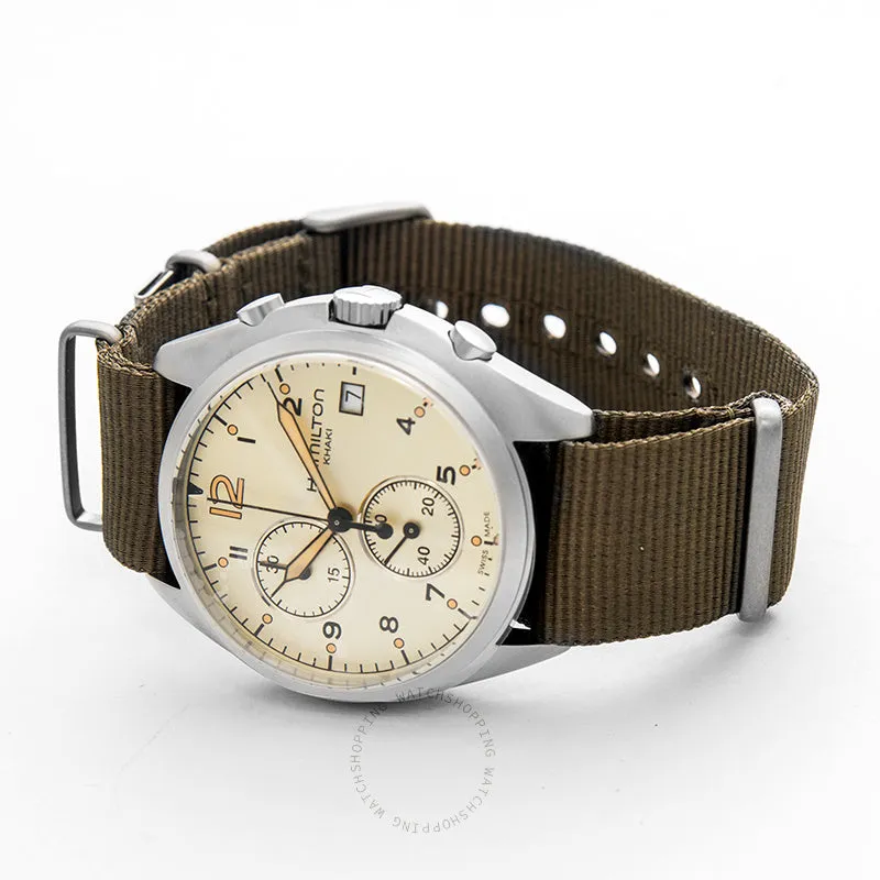 HAMILTON H76552955 PILOT PIONEER CHRONOGRAPH MEN WATCHES