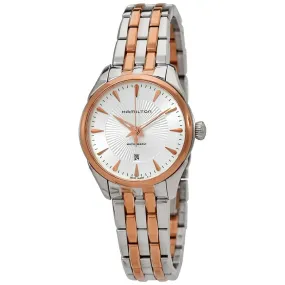 Hamilton Jazzmaster Automatic Silver Dial Ladies Two Tone Watch H42225151