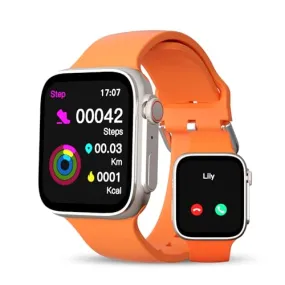 Hoxalqa Smart Watch (Call Receive/Dial),1.85”HD Full-Touch Fitness Watch, Bluetooth Wacth, Heart Rate Tracker, Sleep Monitor, Waterproof Activity Trackers for Men Women Compatible with Android iOS