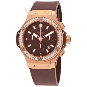 Hublot Big Bang 18kt Rose Gold Automatic Chronograph Diamond Men's Watch 301.PC.3180.RC.1104