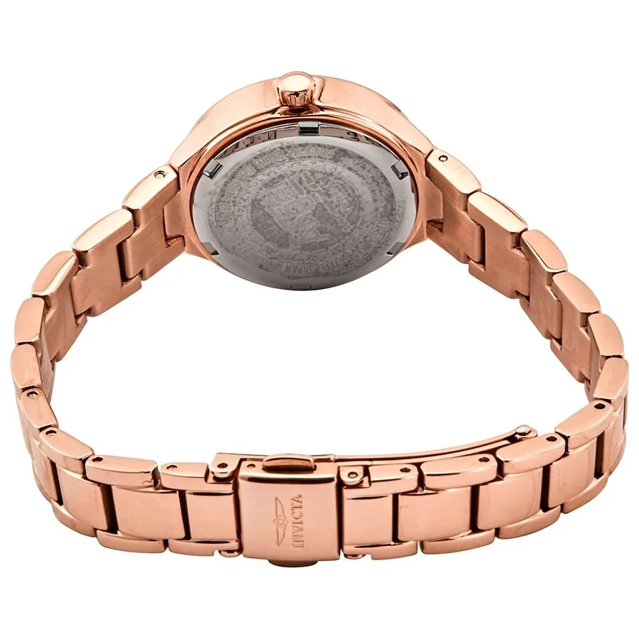 Invicta Angel Crystal Rose Gold Dial Ladies Watch 29325