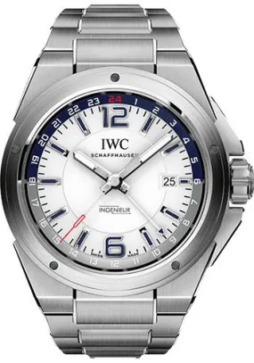 IWC - Ingenieur Dual Time Stainless Steel Watch IW324404