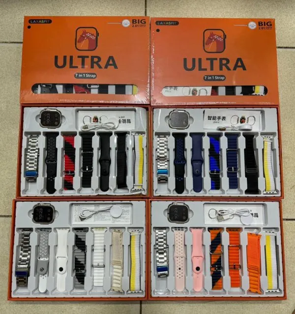 Laxasfit 7 In 1 Ultra Latest Model Smart Watch(random Color)