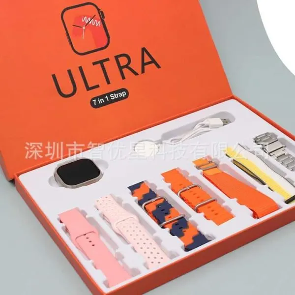 Laxasfit 7 In 1 Ultra Latest Model Smart Watch(random Color)