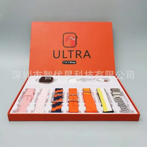 Laxasfit 7 In 1 Ultra Latest Model Smart Watch(random Color)
