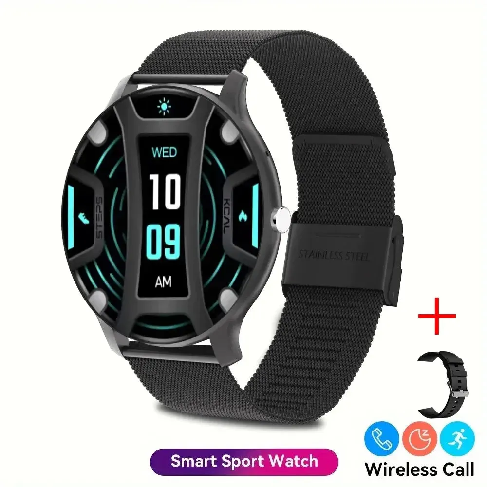 LAXASFIT Smart Watch HD Screen Voice Call Sports Fitness Tracker Health Monitoring IP68 Waterproof Smart Watch Men Women Gift