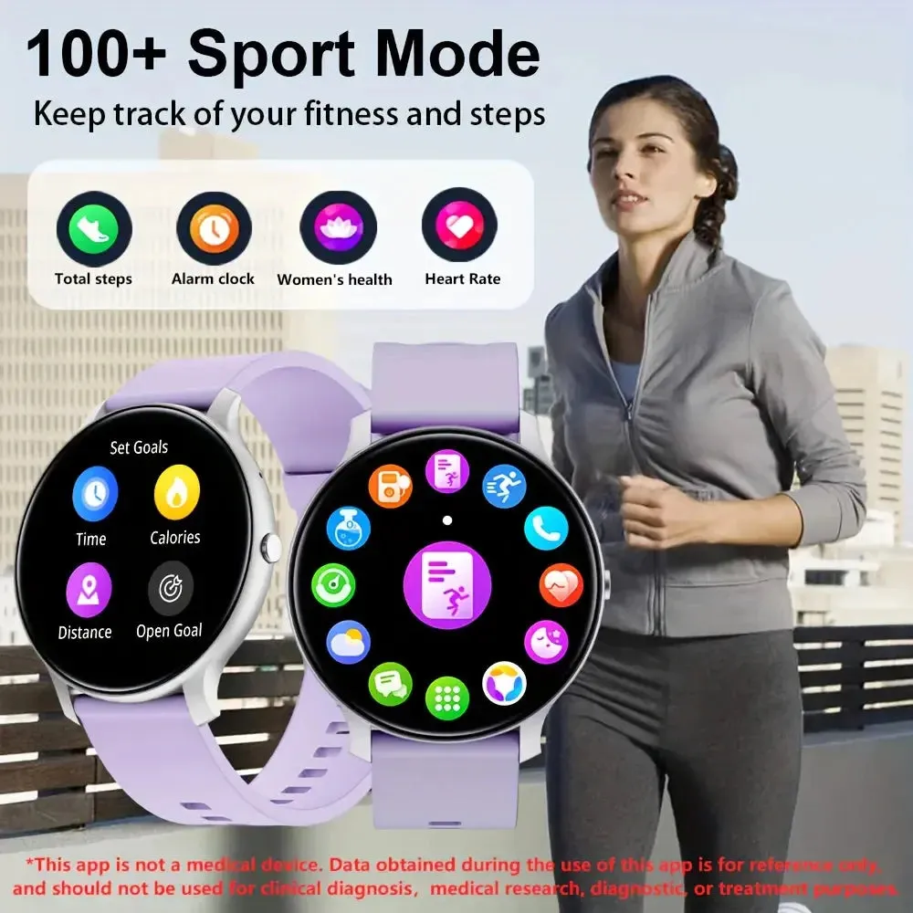 LAXASFIT Smart Watch HD Screen Voice Call Sports Fitness Tracker Health Monitoring IP68 Waterproof Smart Watch Men Women Gift