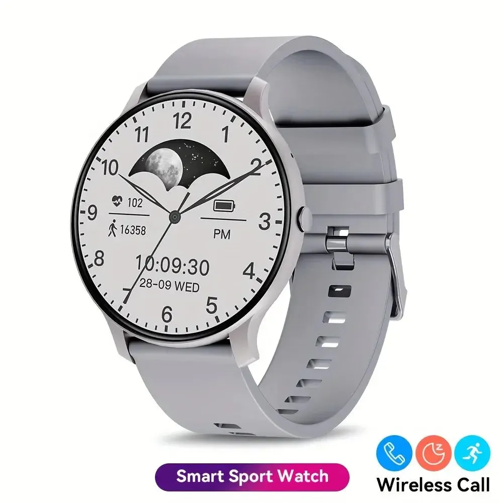 LAXASFIT Smart Watch HD Screen Voice Call Sports Fitness Tracker Health Monitoring IP68 Waterproof Smart Watch Men Women Gift