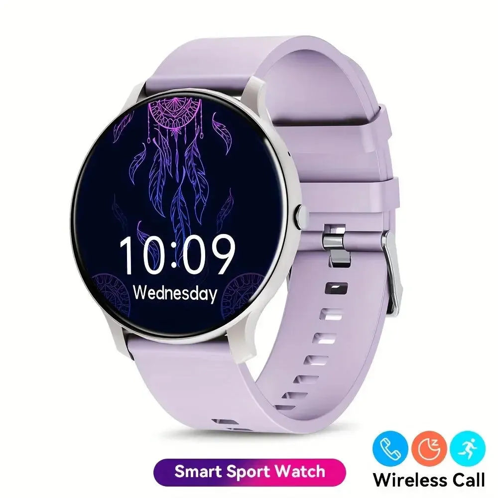 LAXASFIT Smart Watch HD Screen Voice Call Sports Fitness Tracker Health Monitoring IP68 Waterproof Smart Watch Men Women Gift