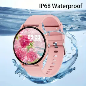 LAXASFIT Smart Watch HD Screen Voice Call Sports Fitness Tracker Health Monitoring IP68 Waterproof Smart Watch Men Women Gift