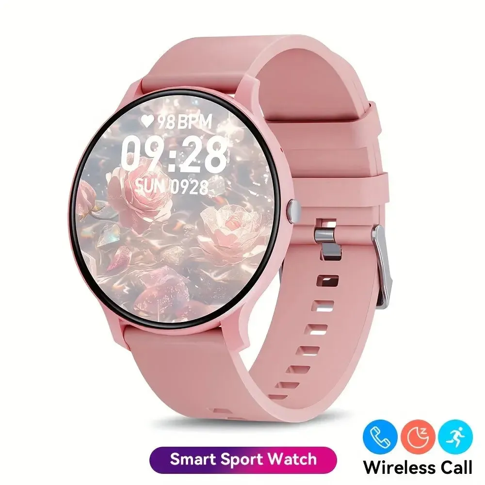 LAXASFIT Smart Watch HD Screen Voice Call Sports Fitness Tracker Health Monitoring IP68 Waterproof Smart Watch Men Women Gift