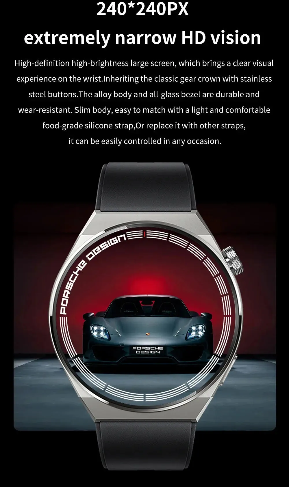 LAXASFIT Smart Watch Men's Watch 1.35 inch HD Screen Bluetooth Call Health Monitoring Smart Watch 2024 New Watch For Android IOS