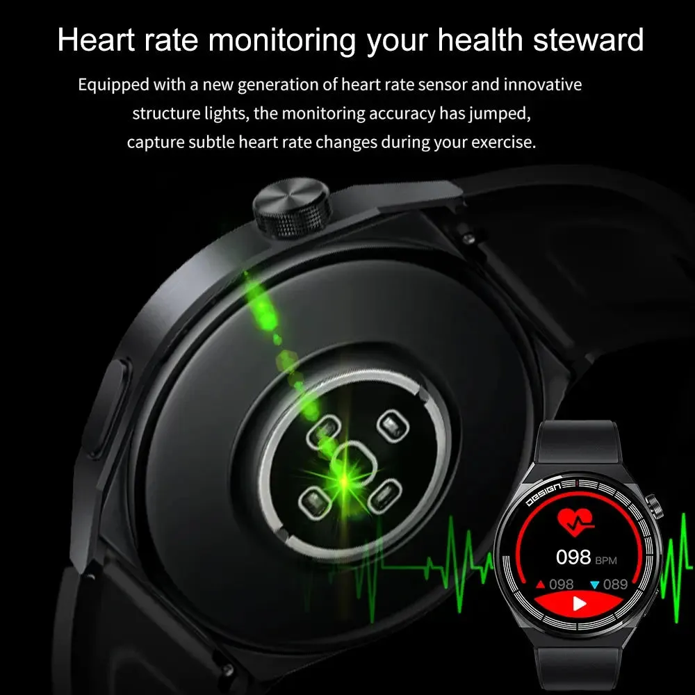 LAXASFIT Smart Watch Men's Watch 1.35 inch HD Screen Bluetooth Call Health Monitoring Smart Watch 2024 New Watch For Android IOS