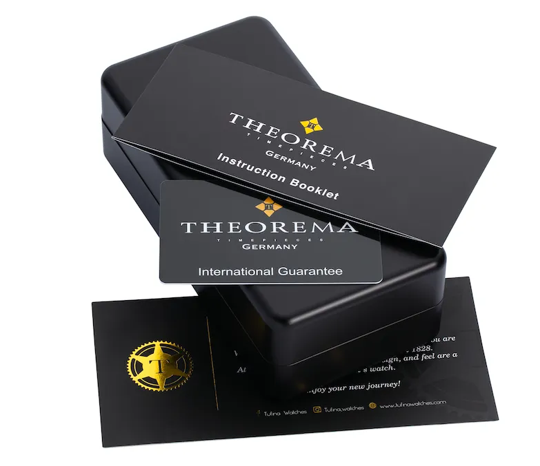 Limited Edition. Lugano Tourbillon by Theorema Germany - GM-904-3 |Gold|