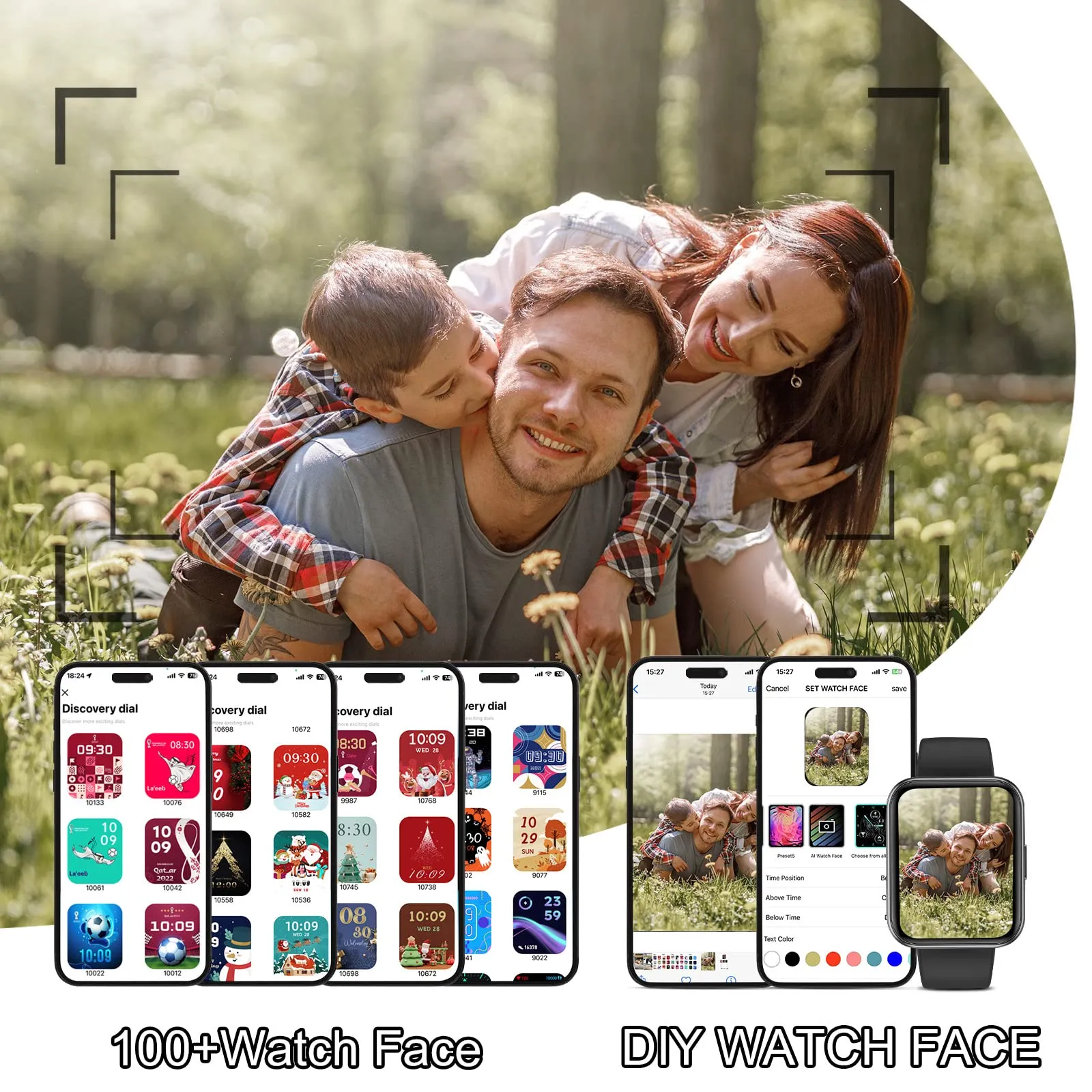 LOJUSIMEH Bluetooth Call Smartwatch for Fitness
