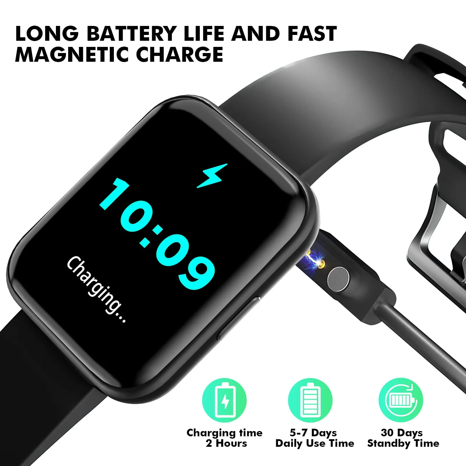 LOJUSIMEH Bluetooth Call Smartwatch for Fitness