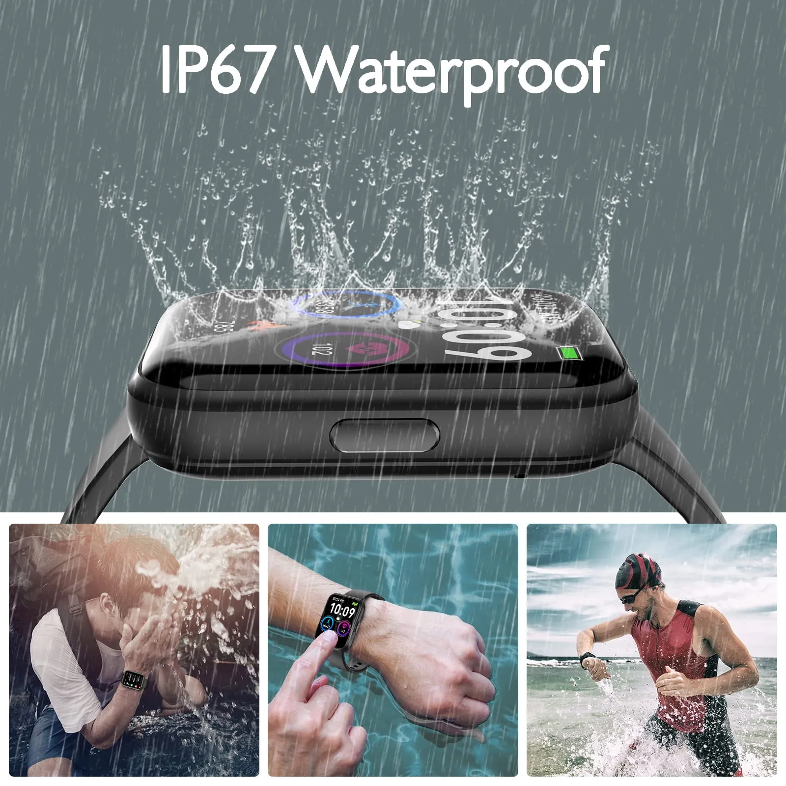 LOJUSIMEH Bluetooth Call Smartwatch for Fitness