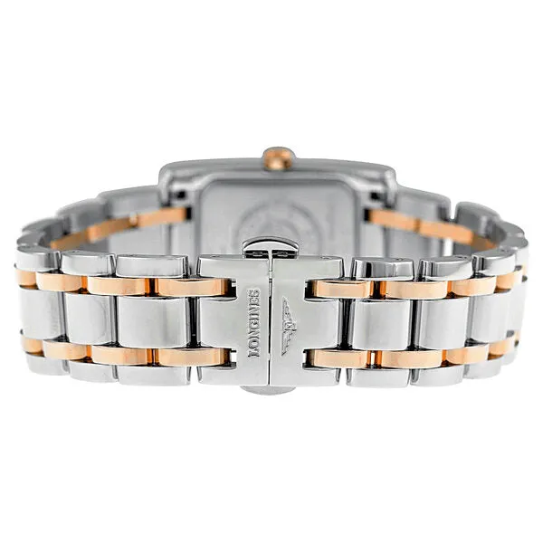 Longines DolceVita Diamond Stainless Steel and Rose Gold Ladies Watch L51555797