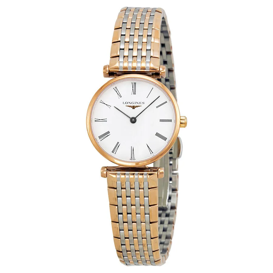 Longines La Grande Classique White Dial Two-tone Ladies Watch L42091917 L4.209.1.91.7
