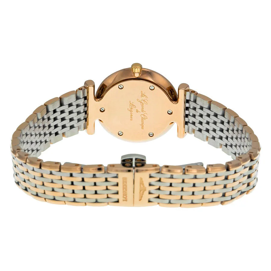 Longines La Grande Classique White Dial Two-tone Ladies Watch L42091917 L4.209.1.91.7