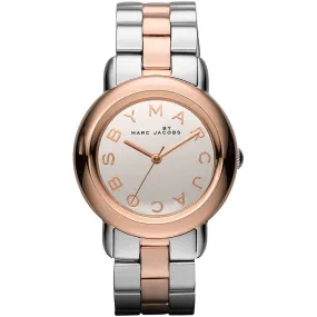 Marc By Marc Jacobs Marci Women's Silver Rose Gold Watch MBM3170