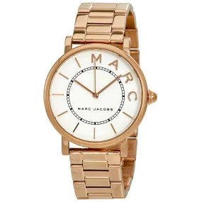 Marc Jacobs Roxy Silver Dial Ladies Rose Gold Tone Watch MJ3523