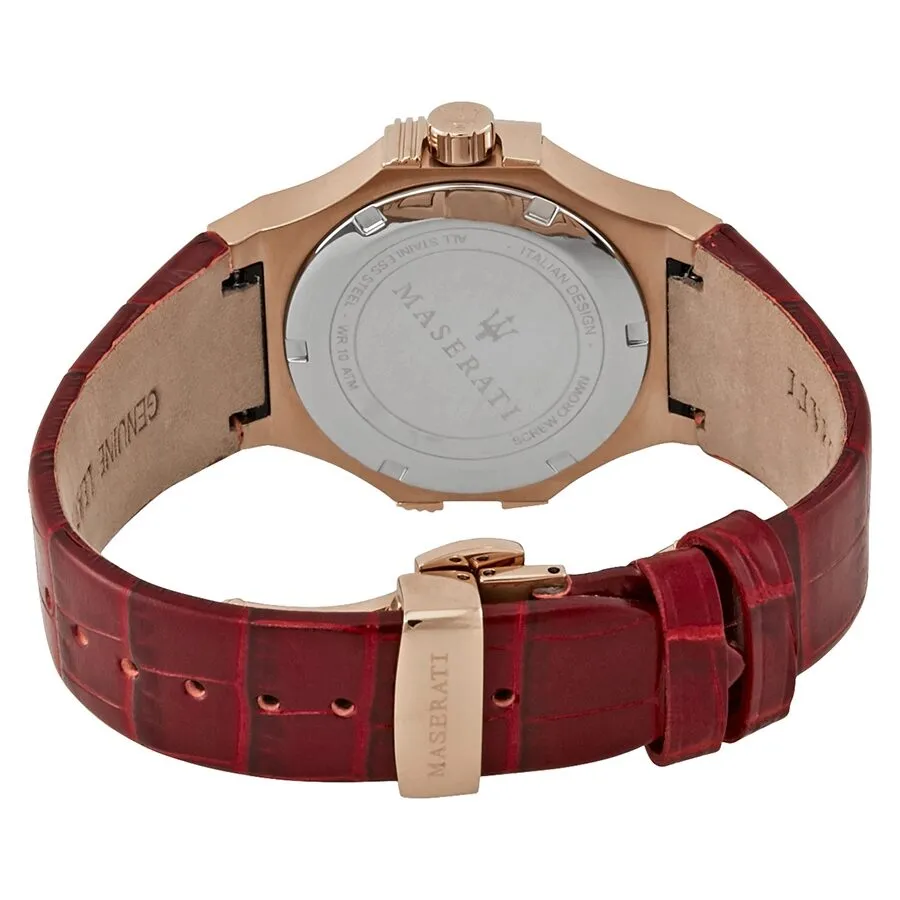 Maserati Potenza Chronograph Silver Dial Ladies Watch R8851108501
