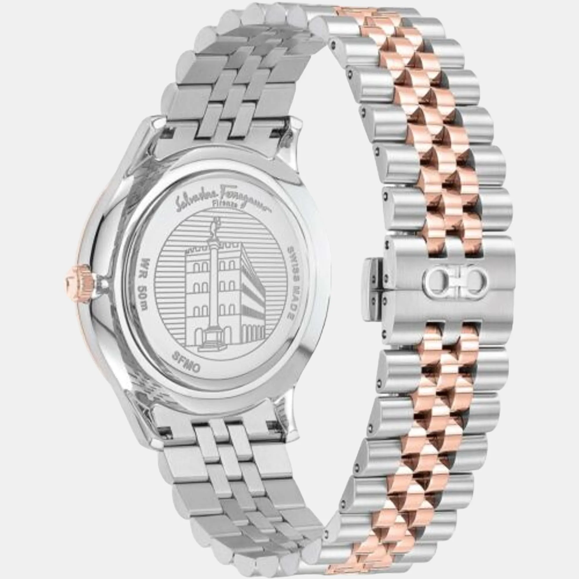 Men Analog Stainless Steel Watch SFMO00322