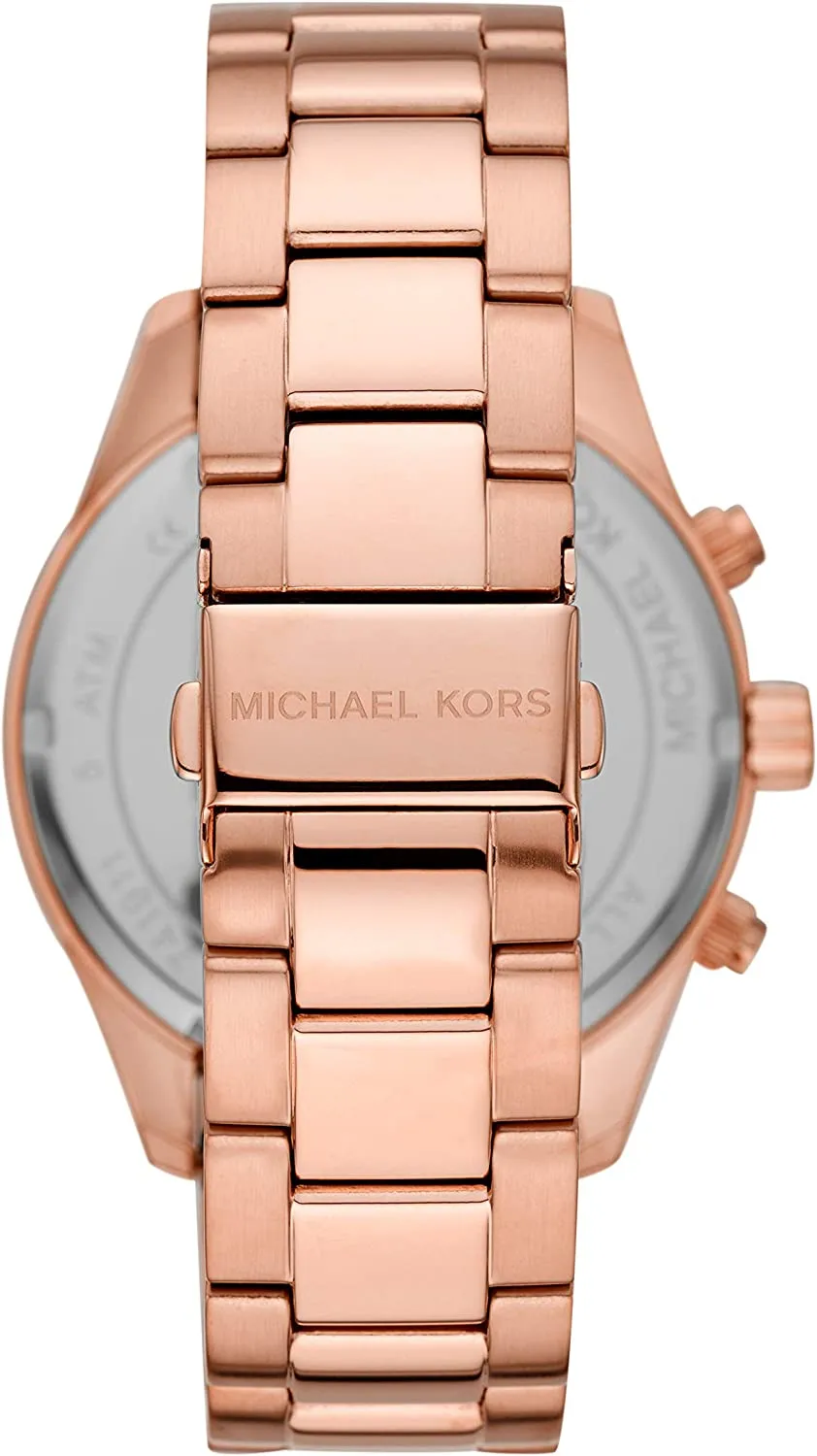 Michael Kors Layton Rose Gold Chronograph Unisex Watch MK8824