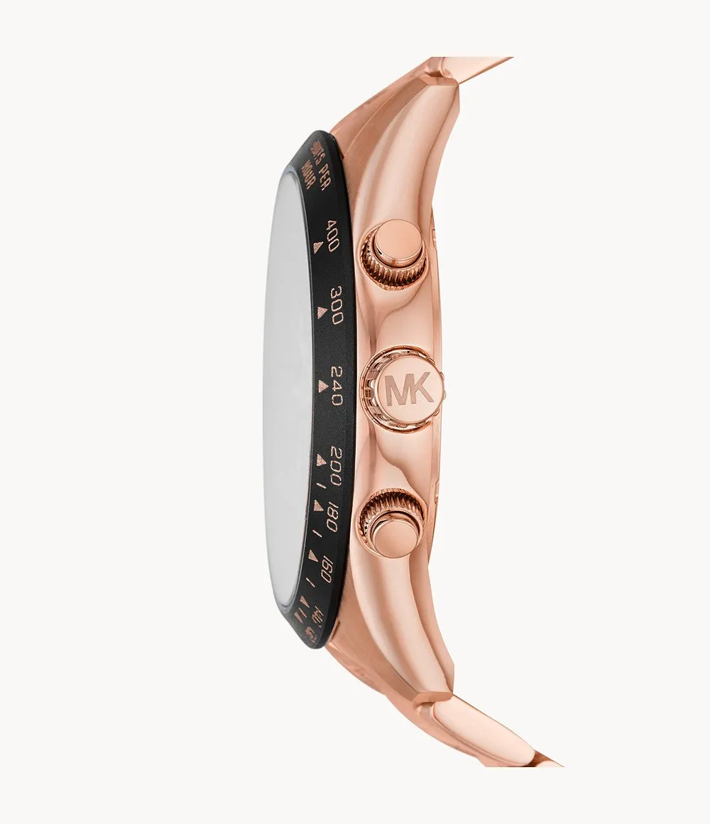 Michael Kors Layton Rose Gold Chronograph Unisex Watch MK8824